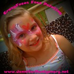 Heart Face Painting Chester County PA