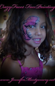 Girls Birthday Party Face Painting Swarthmore Delaware County PA