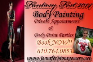 Fantasy Fest Body Painitng Key West Body Painter Jennifer Montgomery