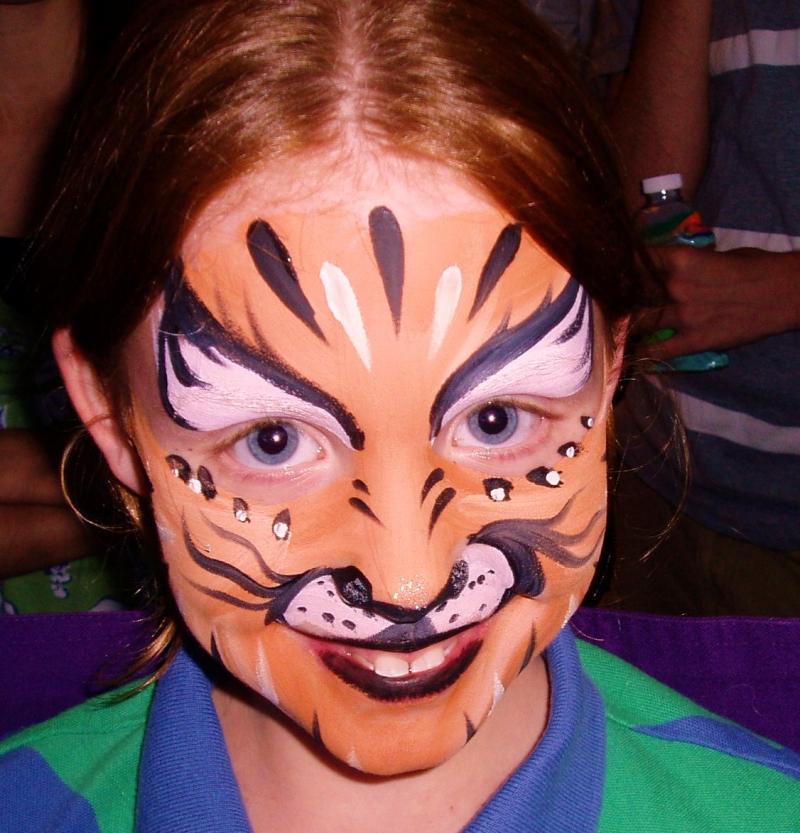 Tiger Girl Face Painting by CrazyFaces Face Painting Philadelphia PA area