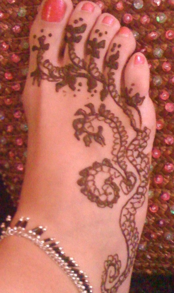 Henna Feet Design  Philadelphia PA