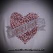 One Love Heart Rhinestone Shirt