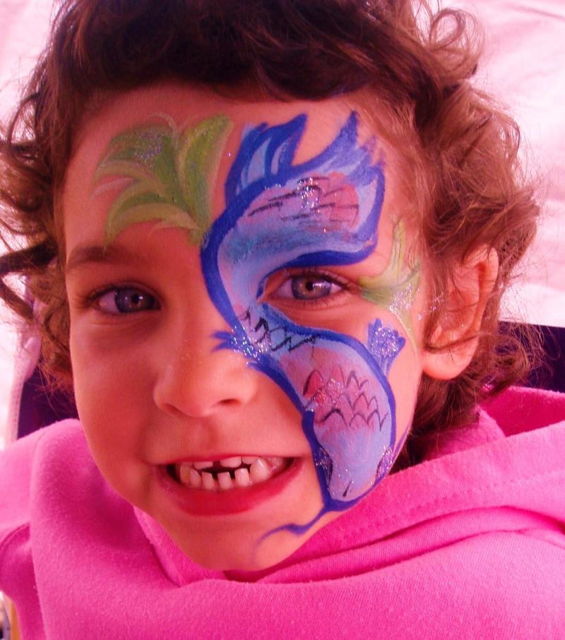 Fish Girl Face Paint by CrazyFaces Face Painting Philadelphia PA