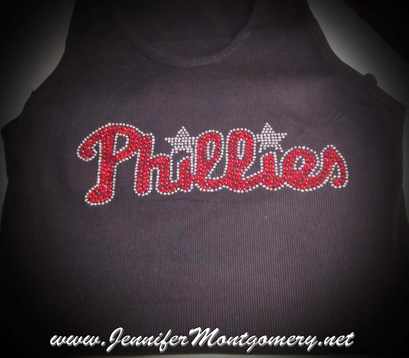 Philadelphia Phillies Rhinestone Shirt