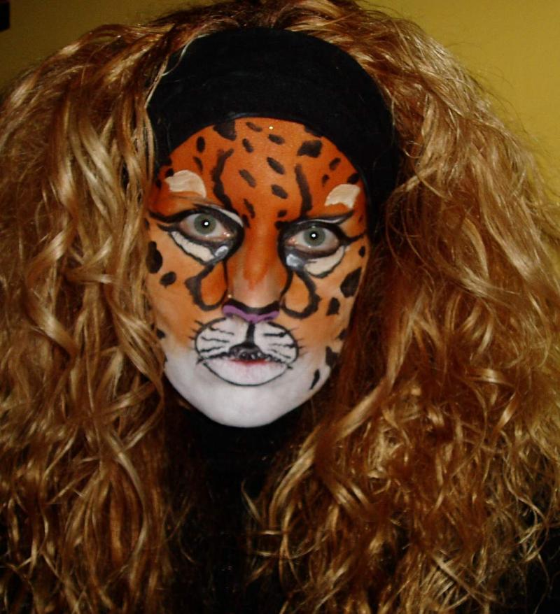 Cat Woman Face Paint by CrazyFaces Face Painting Philadelphia PA area