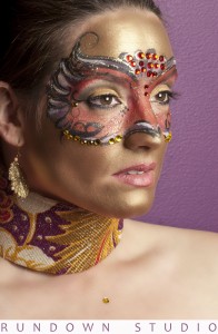 Mardi Gras Mask Face Paint