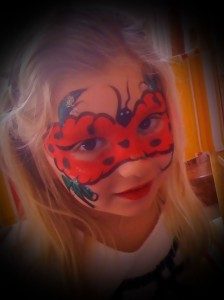 Ladybug Face Painting