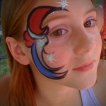 4th of July Face Painting Coatesville PA Chester County