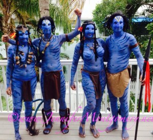 Avatar Body Paint Key West Fantasy Fest Body Painter Jennifer Montgomery