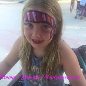 Florida Keys Face Painting Hawks Cay Resort by Key West Artist Jennifer Montgomery of CrazyFaces Face Painting and Body Art