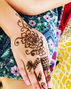 Henna Tattoo Artist St. Petersburg Florida Artist Jennifer Montgomery of CrazyFaces Face Painting and Body Art Philadelphia-Clearwater_ Tampa Bay-  Key West 610.764.0853