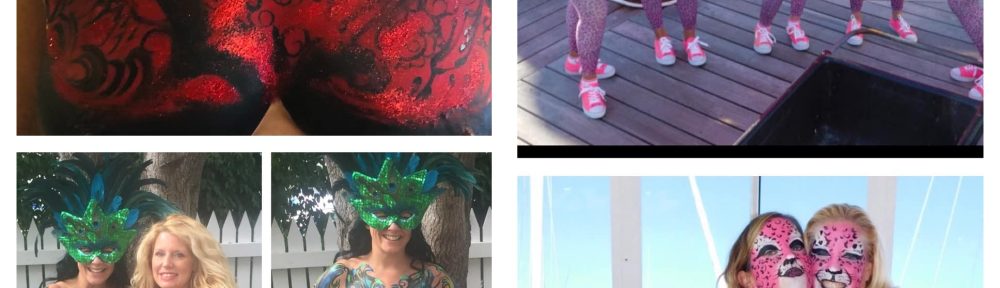 Fantasy Fest Body Painter Key West Body Painting by Body Painter Jennifer Montgomery of Philadelphia PA and Key West -Tampa Bay and Clearater FL Body Painter